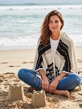 Striped - Billabong Poncho